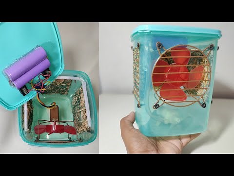 How to make a cooler at home ll Homemade mini cooler