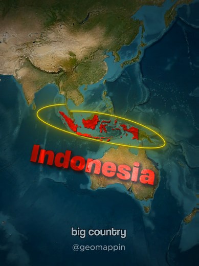 Exploring the True Size of Indonesia