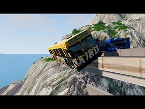 🚨 Unbelievable Cliff Drop Fails in BeamNG DRIVE – No Car Survived! On BeamNG DRIVE Crashes //