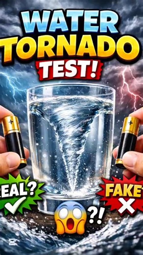 I check WATER TORNADO effects😱 #shorts