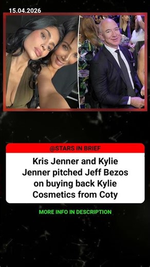 Kris Jenner and Kylie Jenner pitched Jeff Bezos on buying back Kylie #Celebrity #Hollywood #Shorts