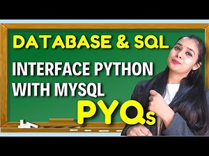 🔥MOST IMPORTANT QUESTIONS INTERFACE PYTHON WITH MYSQL | VERY IMP QUESTIONS ON CONNECTIVITY