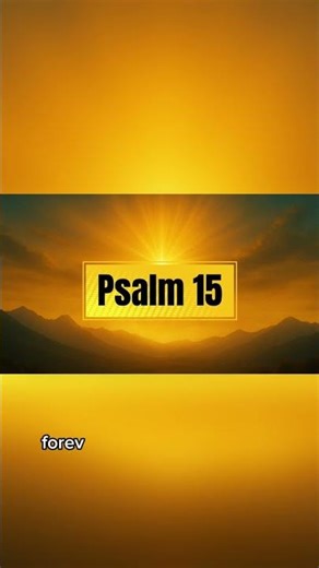 Psalm 15 – Christian Worship Music #shorts