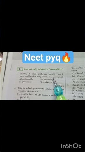 Biomolecules🌱chapterwise pyq🔥 #neetug #neet2026