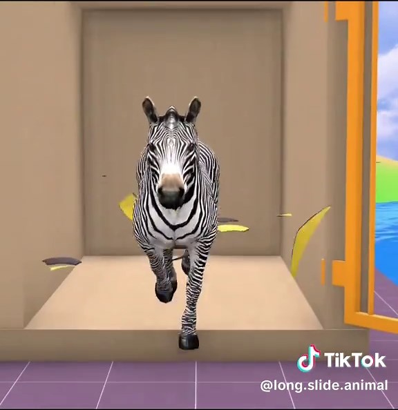 long slide game animal ♥️#longslideanimalgame #3danimation #animals