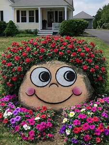 Idea diseño de jardín con piedras #plantas #jardin #flores #piedras #patio | Jardines Casa