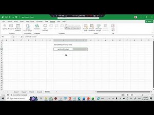 Excel Tips: Accessibility Checker & Proofing Tools