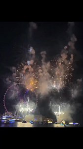 Dubai New Year Fireworks at Bluewater Island. | UAE Labours