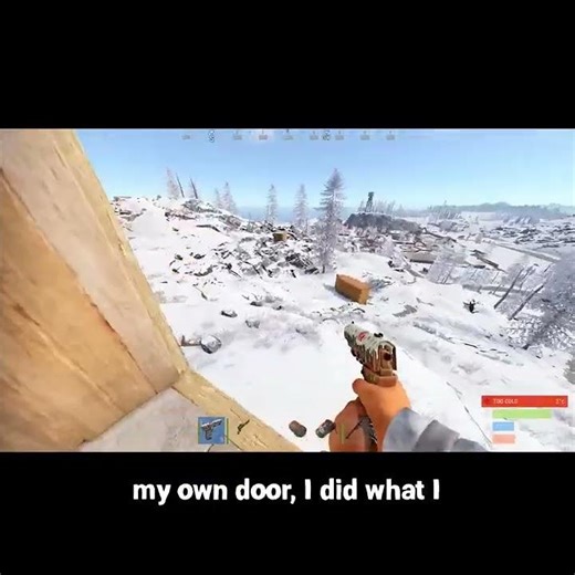 Eliminating competition to dominate the Arctic monument in Rust.