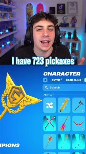 Who has more pickaxes? #fortnite