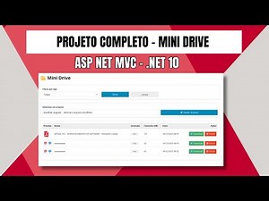 ASP.NET MVC .NET 10: (Complete Project) Mini Drive Step-by-Step Files