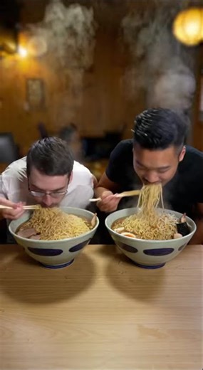 Ramen Eating Contest Gone TOO FAR! 😂🍜#trendingnow #funnychallenge#foodfight#ramenchallenge#funny