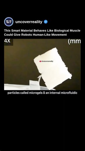 New Material Technology Mimic Biological Muscle Could Give Robots Human Like Movement #robot #shorts