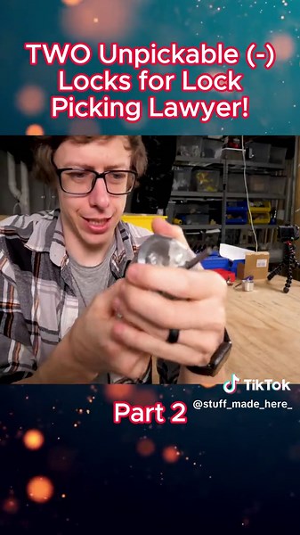 TWO Unpickable (-) Locks for Lock Picking Lawyer! #engineering #design #build #programming #machining #foryou