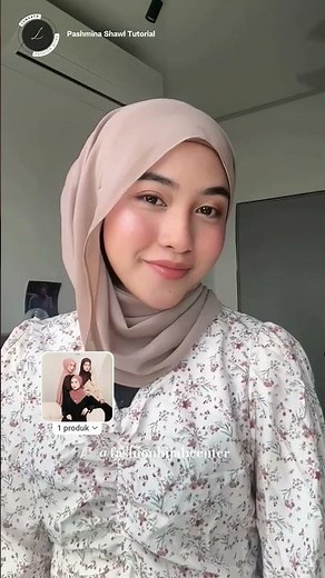 Tutorial Hijab Pashmina Tali Belakang Simple #hijab #tutorialhijab #pashmina #stylehijab #shorts