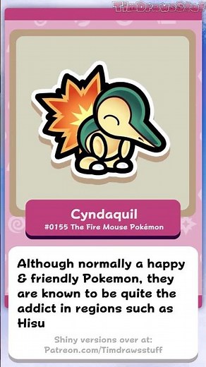 Pokemon x Paper Mario | Johto Starters in the Paper Mario Artstyle