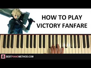 HOW TO PLAY - Final Fantasy VII - Victory Fanfare (Piano Tutorial Lesson)