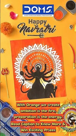 Celebrate Navratri with DOMS – Colours of Ambition & Preparation