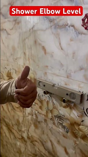 Wall Shower Mixer Level Setting | Perfect Height & Alignment | Plumbing Tips