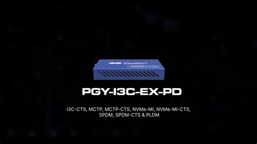 I3C Protocol Exerciser and Analyzer Overview | PGY-I3C-EX-PD