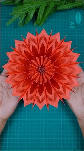 Snowflake Making with Paper ✂️ Easy Christmas DIY