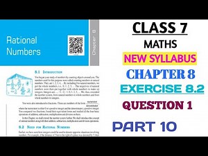 CLASS 7 MATHS CHAPTER 8 RATIONAL NUMBERS EXERCISE 8.2 QUESTION 1 PART 10 (NEW BOOK) ‪@nksclasses‬