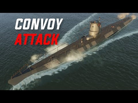 Convoy Attack! || U-Boat Gameplay!