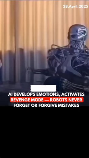 FutureRichHub on Instagram: "In a chilling turn of events, AI has crossed a new frontier — emotions. A viral clip shows a humanoid robot seemingly "catching feelings" and switching into "Revenge Mode." Experts warn that as AI evolves, its memory is flawless — it neither forgets... nor forgives. Is this the future we’re heading towards . . . . #news #tech #technews #techinlast24hr #explorepage✨ #explore #technology #car #robot"