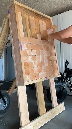 DIY axe throwing board