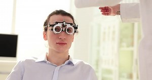 Optometrist Performs Eye Examination Vision Test Stock Footage Video (100% Royalty-free) 3479615733 | Shutterstock