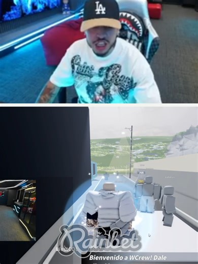 Westcol jugando en su mundo en Roblox. @westcol #westcol #parati #roblox #kick #contenido