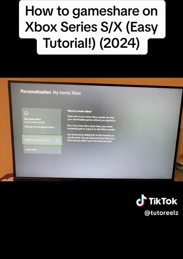 How to gameshare on Xbox Series S/X (Easy Tutorial!) (2024) #xbox #xboxseriess #xboxseriesx #xboxtutorial