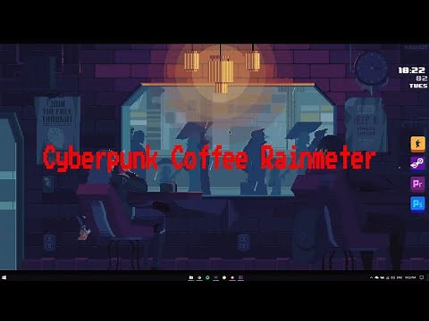 Cyberpunk Rainmeter Theme [Windows 10]