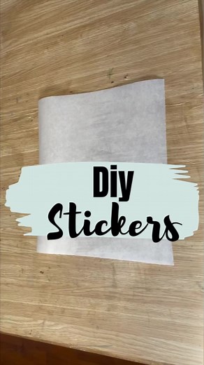 How cute are these DIY stickers! You can make em too #upcycleroftiktok #diyhomedecor #diyproject #stickers
