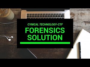 [CTF]Forensic Challenge Solution- Cynical Technology CTF