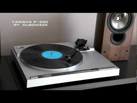 Yamaha P-200: Vinyl Record Player Turntable Demo.