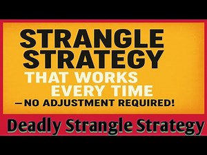 Deadly Strangle Strategy for Consistent Profits | No Tension & Adjustment, for working professional