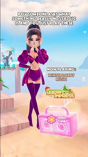 🎧NOSTALGIC DTI LOBBY MUSIC!! 🥹❤️ #dti #nostalgia #relatable #dresstoimpress #roblox #shorts #edit
