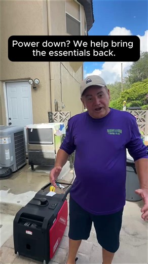💡 When the power goes out, comfort doesn’t have to. Our set up combines a generator, transfer switch, mini split system to keep your family cool and safe during storms. 🌪️ From setup to storm-ready, Progressive Air Systems has you covered. 👉FREE estimates! Give us a call 727-847-3898 #FloridaLiving #HurricanePrep #ComfortPackage #FamilyFirst | Progressive Air Systems, Inc.