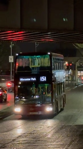 London Bus Route 151 To Worcester Park 🚎🇬🇧 || #londonbuses #151 #worcester #wallington #sutton
