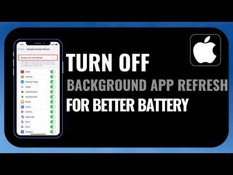 How to Turn Off Background App Refresh (Save Battery on iPhone & iPad)