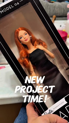 New project time! #Barbie #barbiebasics2025 #reroot #rerooting #customizing #crafting #customdoll #dollstagram #dollhair #thedollplanet #thedollplanethair | The Doll Planet