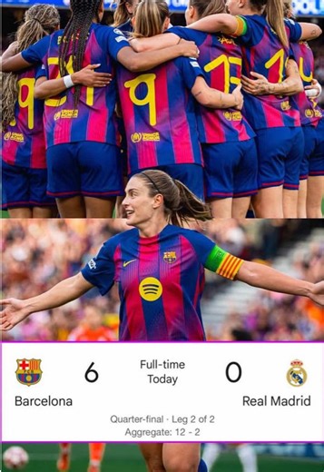 LA UEFA CHAMPIONS LEAGUE FEMENINA🏆 SIN SORPRESAS❌: PASARON LAS FAVORITAS✅ CON HUMILLACIONES HISTÓRICAS. EL ARSENAL🔴 AVANZÓ POR EL GLOBAL. EL MAN UNITED REMONTÓ EN EL ALLIANZ Y ELIMINÓ AL BAYERN. EL LYON METIÓ 3 GOLES EN 20 MINUTOS DE PRÓRROGA. Y EL BARÇA🔵🔴 FIRMÓ UNA MASACRE AL REAL MADRID⚪️: 6-0 Y UN 12-2 GLOBAL PARA EL RECUERDO. #championsleague #fcbarcelona #futbolfemenino #realmadrid #uefachampionsleague