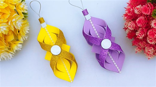 How to make easy Christmas ornaments - Handmade Christmas tree ornaments - DIY Christmas crafts #ChristmasCrafts #ChristmasDecor #ChristmasTree | DIY And Paper Crafts