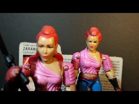 HCC788 - 1986 Zartan's sister ZARANA - vintage G. I. Joe toy review S02E16