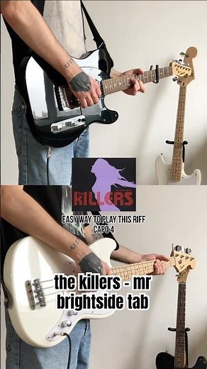 the killers - mr brightside cover with tab #guitarcover #indierock