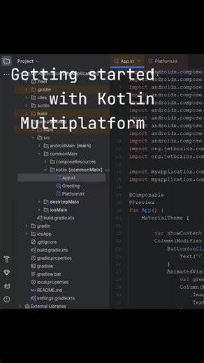 Getting started with Kotlin Multiplatform. it's needs MacBook to run iOS simulator 🥹 #android #mobiledeveloper #mobiledeveloper #developer #programmer #programming #jetpackcompose #androidstudio #engineering #ios #computerengineering #developer #programmer #fyp
