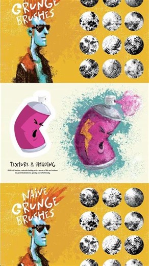 Naive Grunge Photoshop Brushes Download