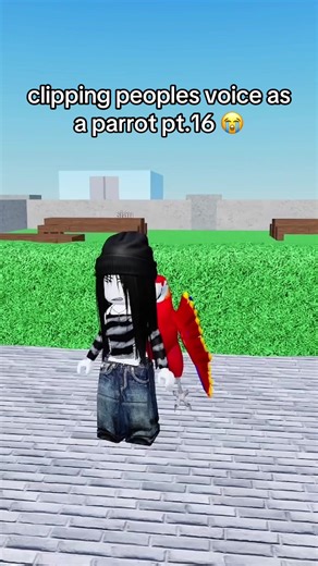 i just get so nervy 💀 #roblox #funny #parrot #trolling #prank | its you and me against everybody parrot