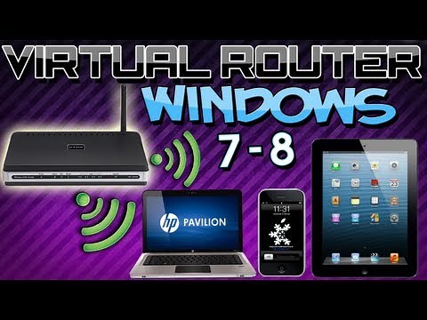 Como Crear un Router Virtual en Windows 7/8 [Comparte Internet por Wifi desde tu Pc o Laptop]